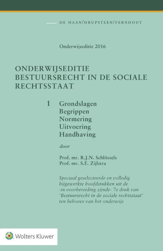9789013138719 Speciale Onderwijseditie Bestuursrecht in de sociale rechtsstaat