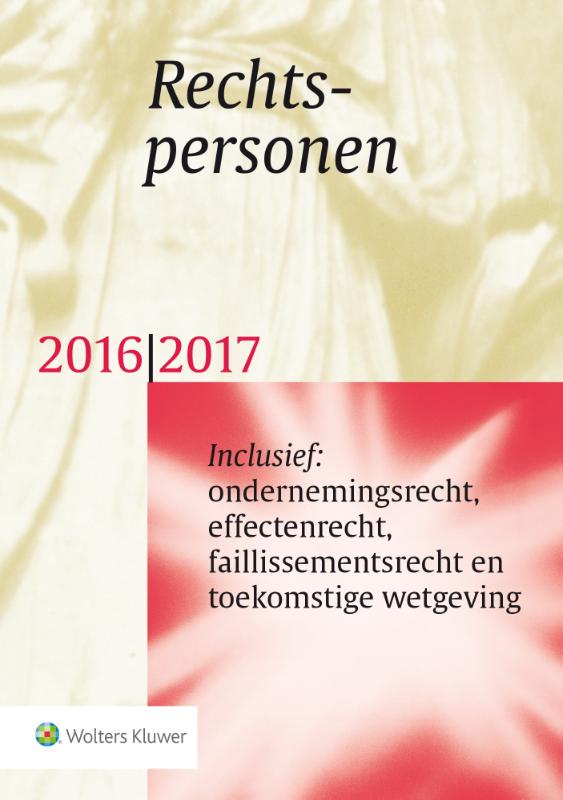 9789013138979 Rechtspersonen 20162017