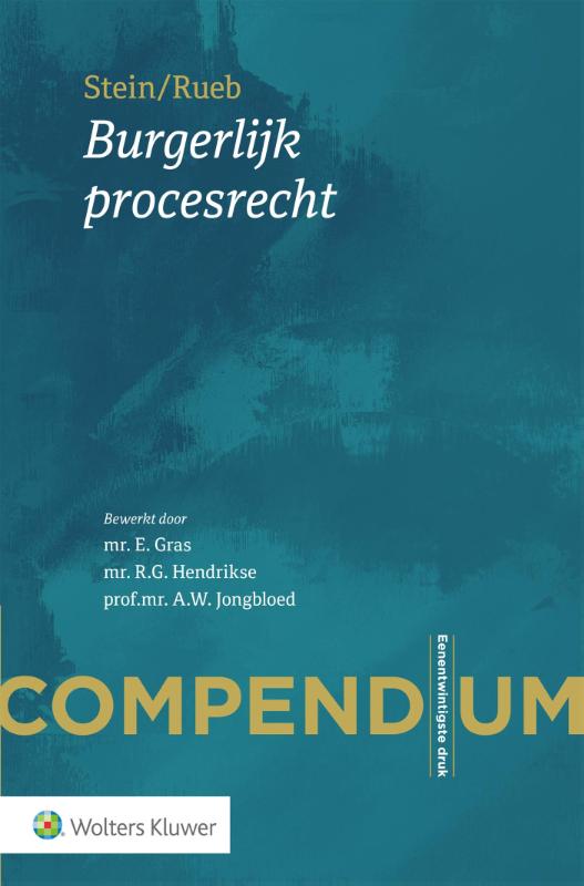 9789013140538 Compendium burgerlijk procesrecht