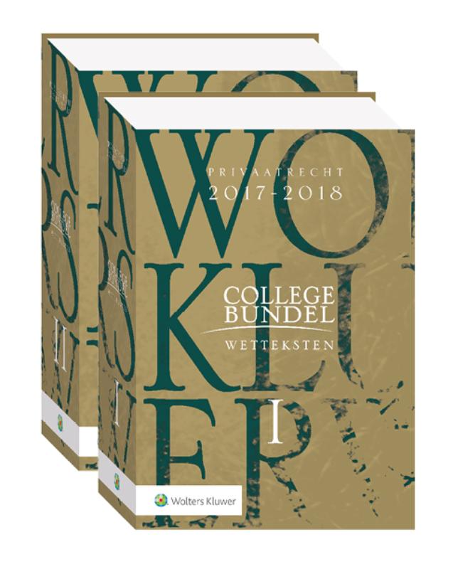 9789013140880 Wolters Kluwer Collegebundel 20172018