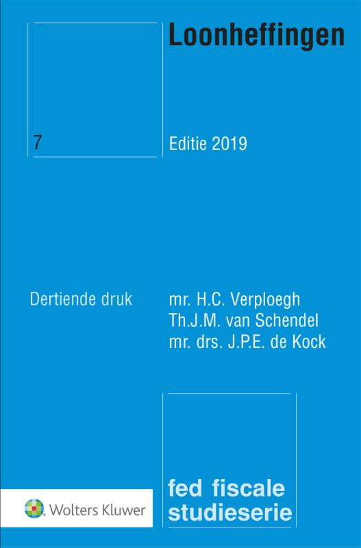 9789013149616 Loonheffingen 2019