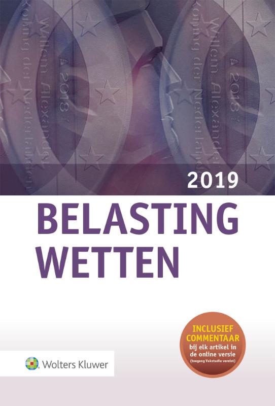 9789013150445 Belastingwetten luxeeditie 2019