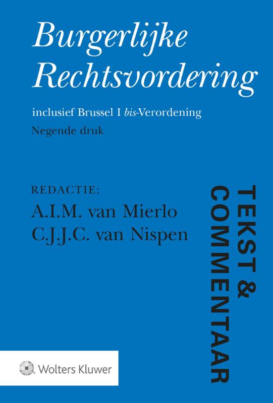 9789013155785 Burgerlijke Rechtsvordering