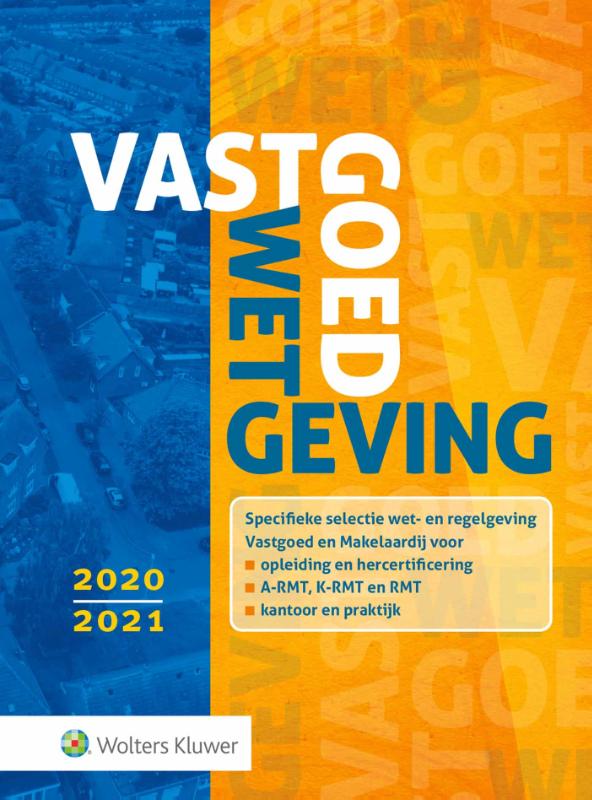 9789013157727 Vastgoedwetgeving 20202021