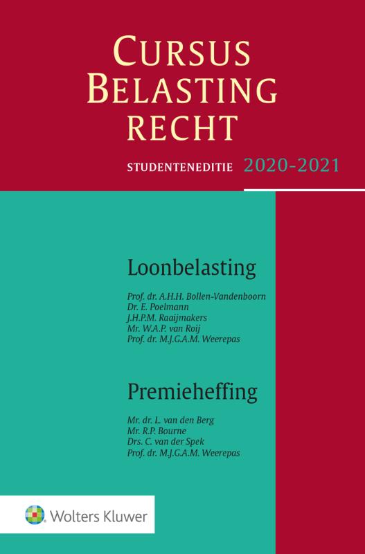 9789013157956 Cursus Belastingrecht LoonbelastingPremieheffing 20202021