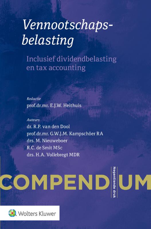 9789013157987 Compendium Vennootschapsbelasting
