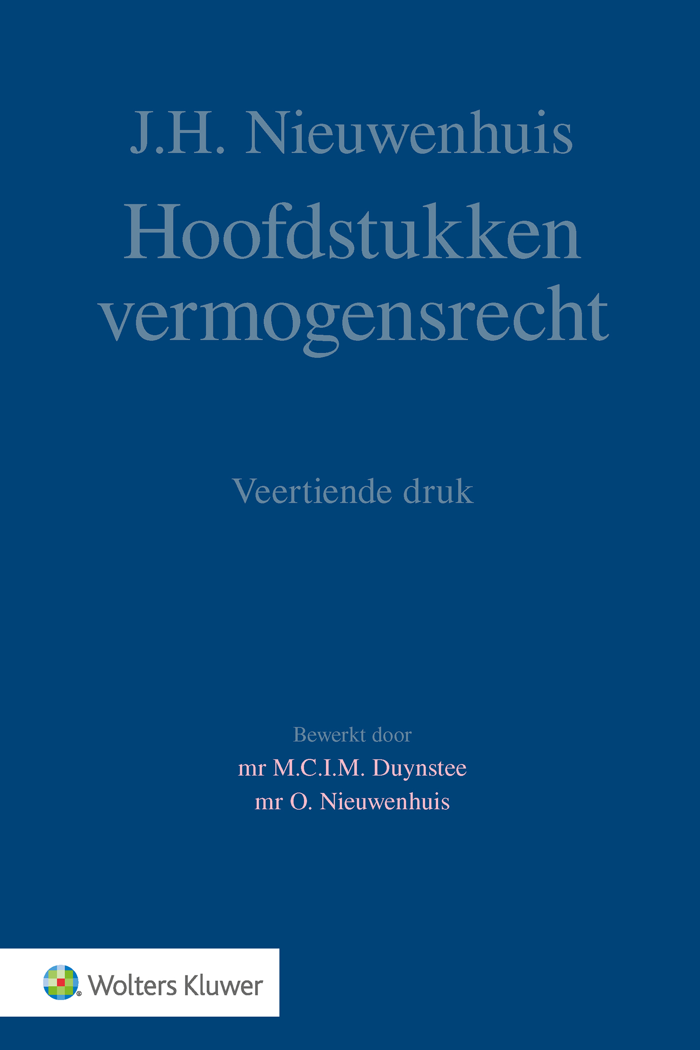 9789013178852 Hoofdstukken vermogensrecht