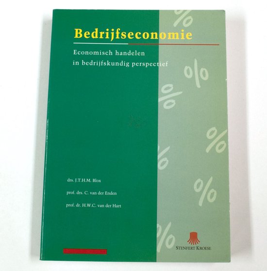 9789020723335 Bedrijfseconomie  druk 4