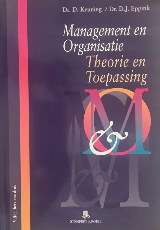 9789020723649 Management en organisatie