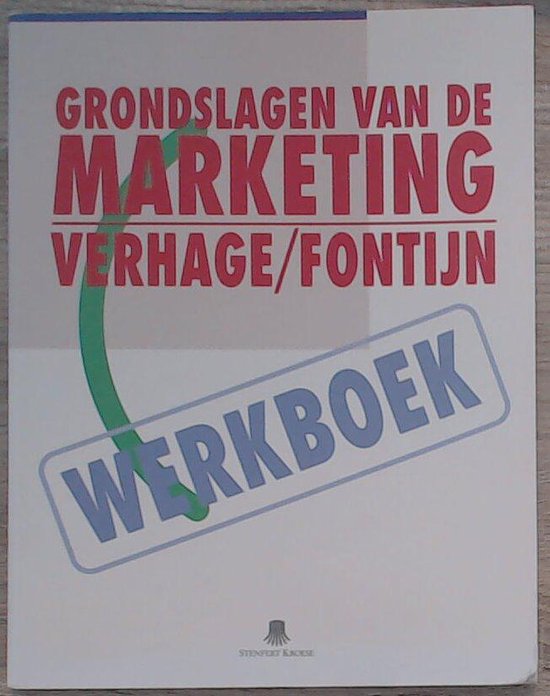 9789020724929 Grondslagen van de marketing werkb  druk 1