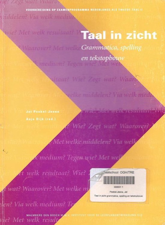 9789020859850 Taal in zicht