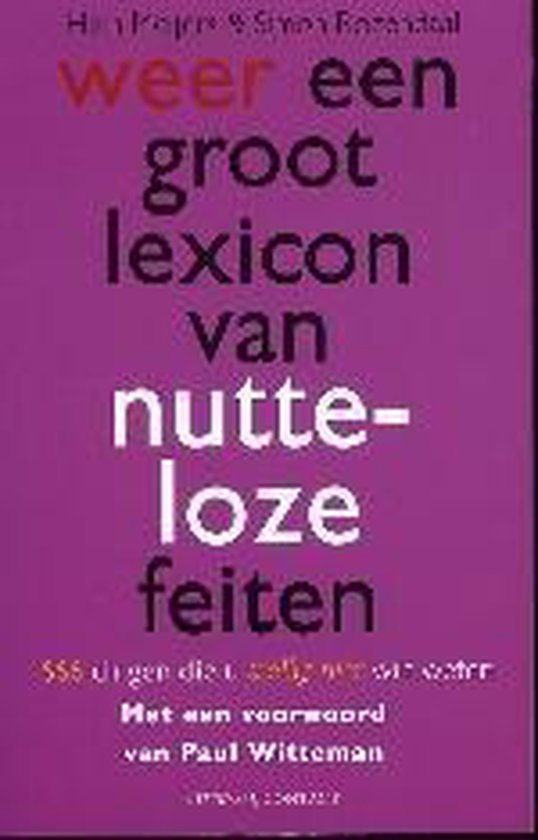 9789025426569 Weer Een Groot Lexicon Van Nutteloze Feiten