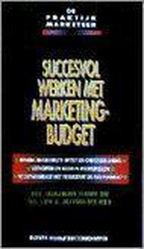 9789026721519 Succesvol werken met marketingbudget  druk 1