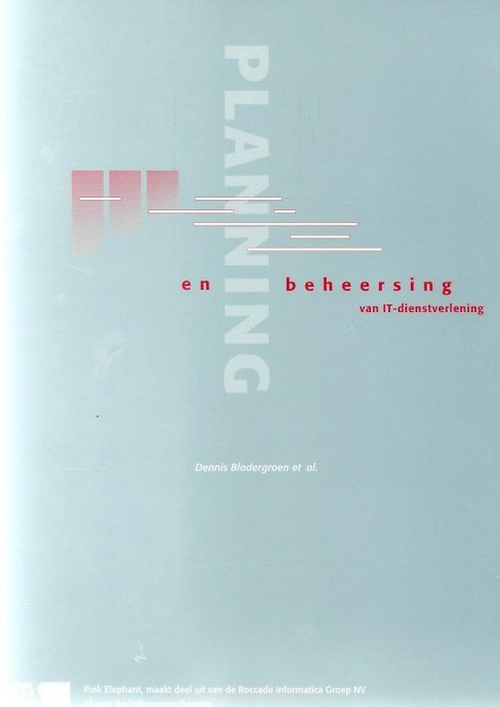 9789026721564 Planning en beheersing van ITdienstverlening  druk 1