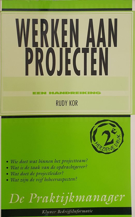 9789026724688 Werken aan projecten