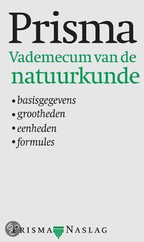 9789027441201 Vademecum van de natuurkunde