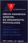 9789031321582 Nieuw handboek arbeids en organisatiepsychologie  Studenteneditie  deel I  druk 1