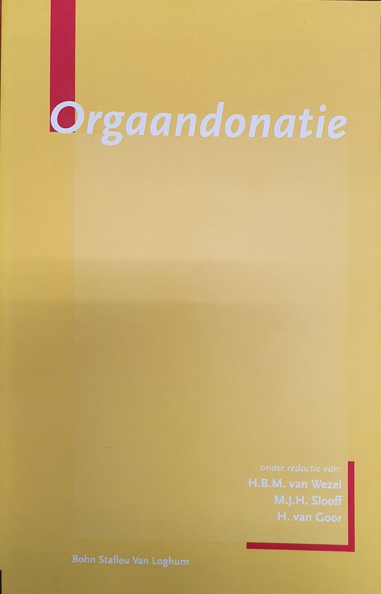 9789031325047 Orgaandonatie  druk 1
