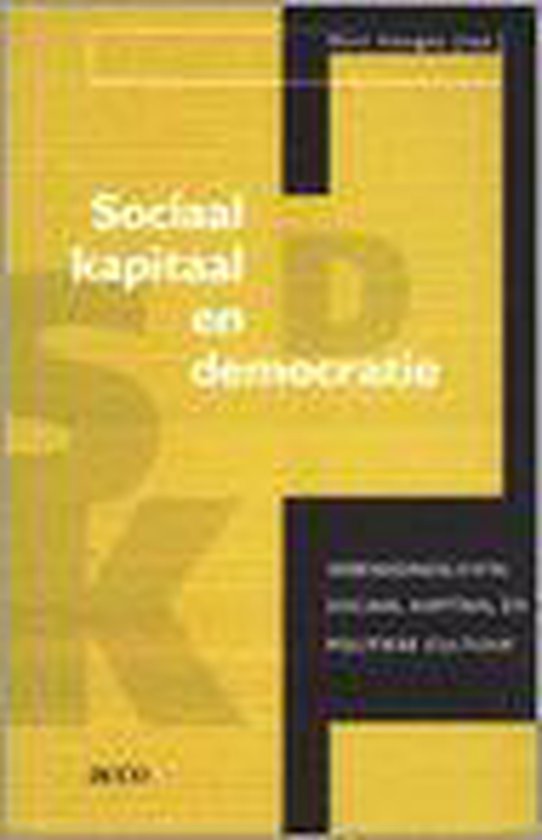 9789033445378 Sociaal kapitaal en democratie  druk 1