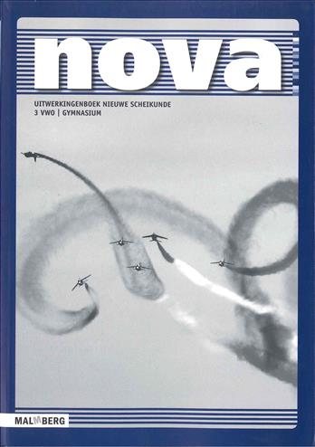 9789034557865 Nova NaSk  Scheikunde 3 hv  deel Uitwerkingenboek A  druk 1