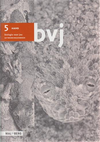 9789034574350 Biologie voor Jou 2e Fase Uitwerkingenboek 5 Havo