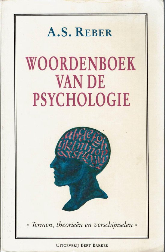 9789035107434 Woordenboek van de psychologie