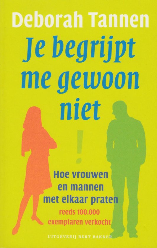 9789035133846 Je begrijpt me gewoon niet