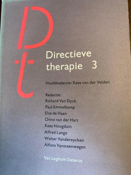 9789036801041 Directieve therapie  3  druk 1