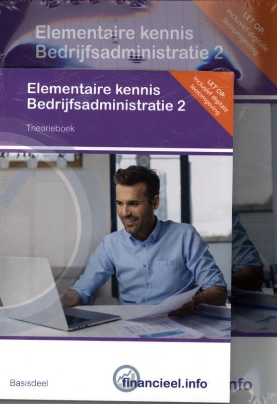 9789037260526 Elementaire kennis bedrijfsadministratie 2 2019 Theorieboek en werkboek