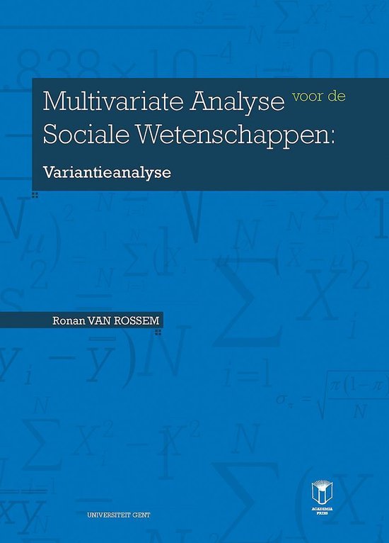 9789038212968-Multivariate-analyse-voor-de-sociale-wetenschappen-variantieanalyse
