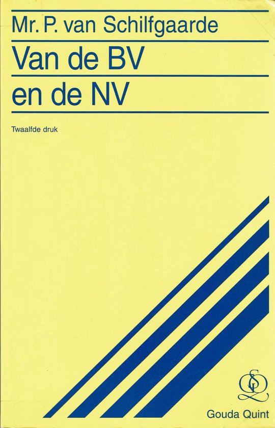 9789038707341 Van de BV en de NV  druk 12