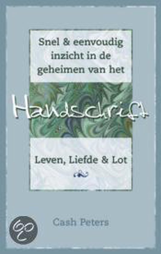 9789038908397 Snel  eenvoudig inzicht in de geheimen van het handschrift