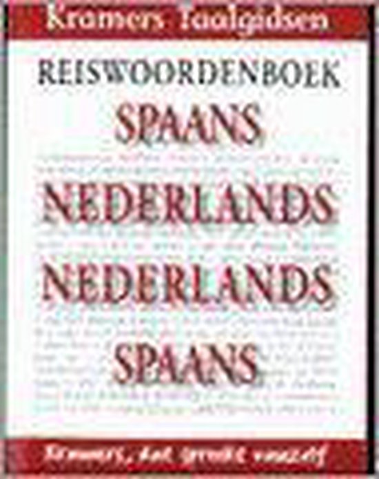 9789041023384 Reiswoordenboek SpaansNederlands  NederlandsSpaans