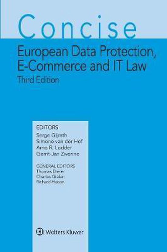 9789041194077 Concise European Data Protection ECommerce and IT Law