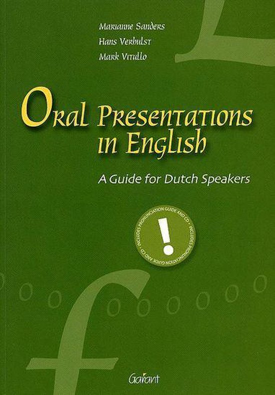 9789044114294 Oral Presentations In English