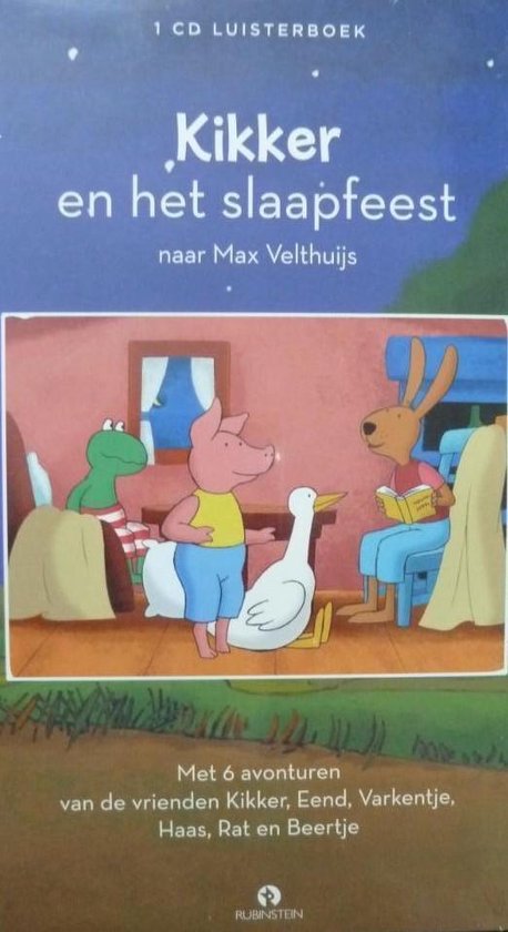 9789047623854 Kikker en het slaapfeest  Max Velthuis  1 cd  luisterboek
