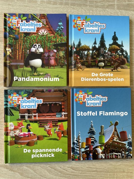 9789047626732 Fabeltjeskrant 4 boekjes met een verhaal