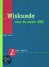 9789052611891 Wiskunde voor de sector HEO  druk 2