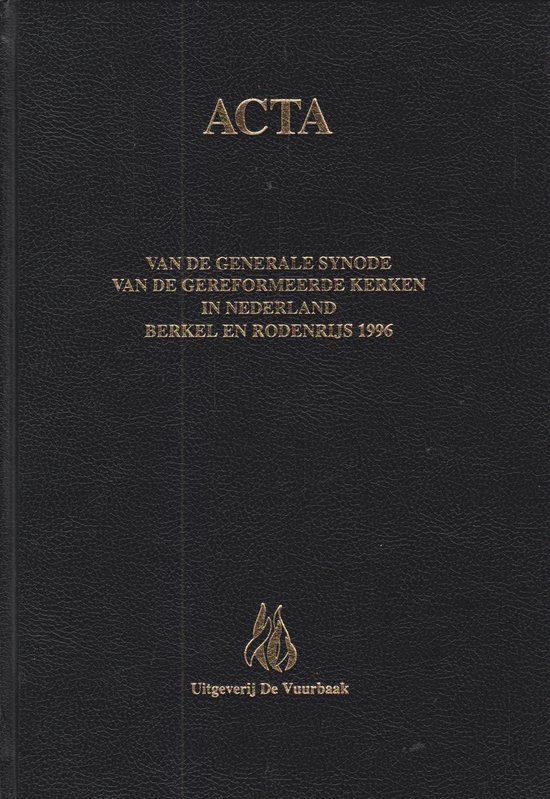 9789055600953 Acta generale synode berkelrodenrijs 1996