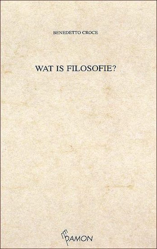 9789055734085 Wat Is Filosofie