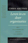 9789055940080 Leren in en door organisaties  druk 1