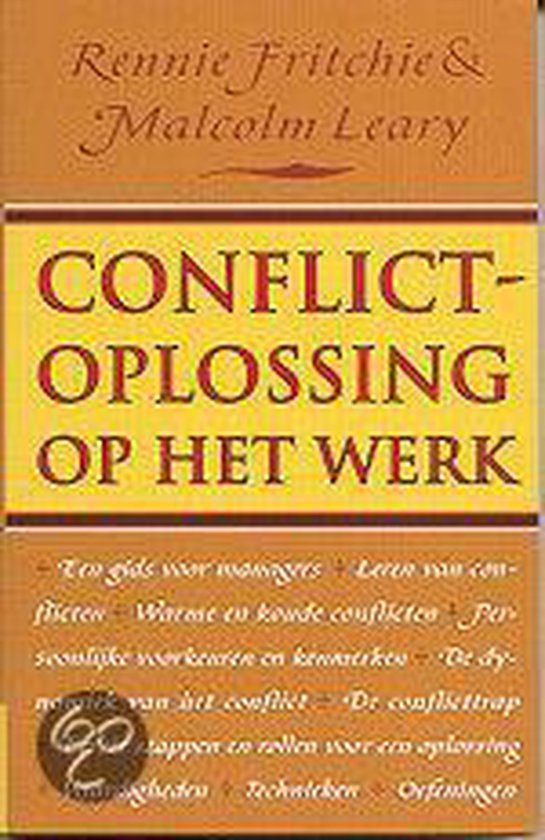 9789057120855 Conflictoplossing op het werk  druk 1