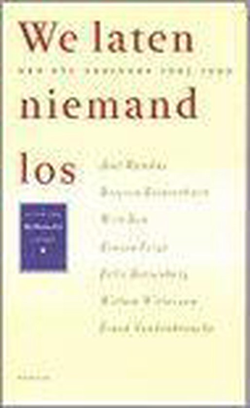 9789057590344 We laten niemand los