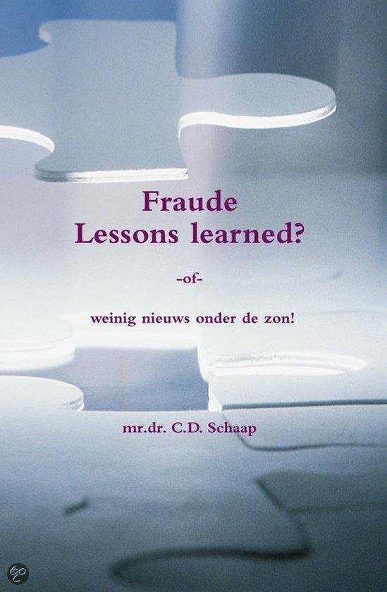9789058502513 Fraude lessons learned