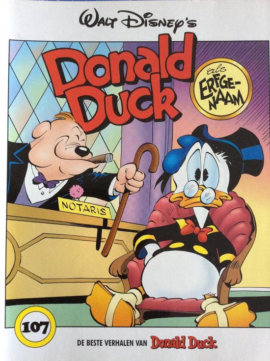 9789058559012 De beste verhalen van Donald Duck 107 Als erfgenaam