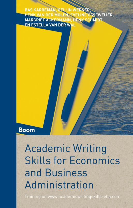 9789058758095 Academic writing skills for economics and business administration