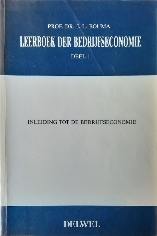 9789061553366 Leerboek der bedrijfseconomie