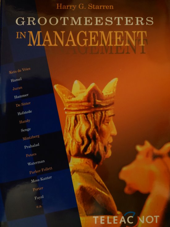 9789065334299 Grootmeesters in management