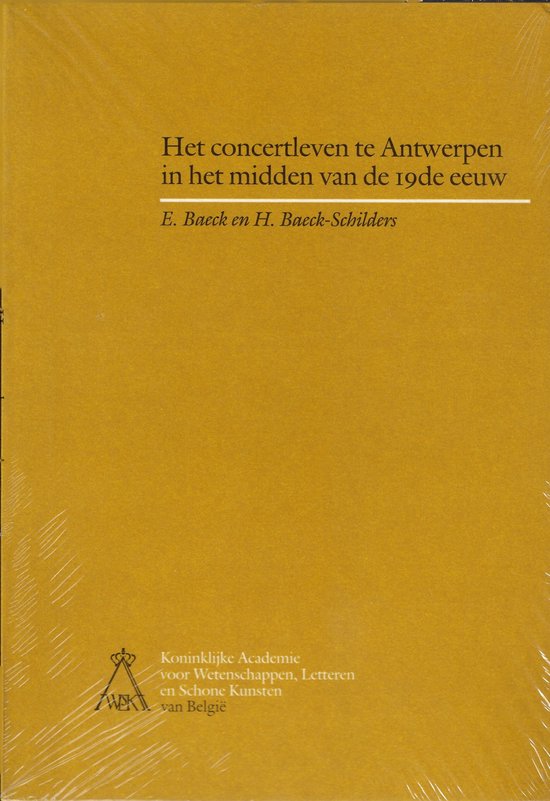 Het concertleven te Antwerpen in het midden van de 19de eeuw