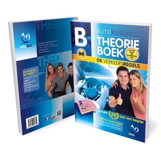 9789067994354 Auto Theorieboek Rijbewijs B 2022  CBR Auto Theorie Leren  Vek